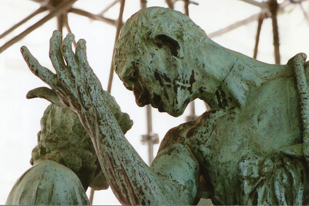 photograph of The Burghers of Calais by Auguste Rodin, Paris, 1995